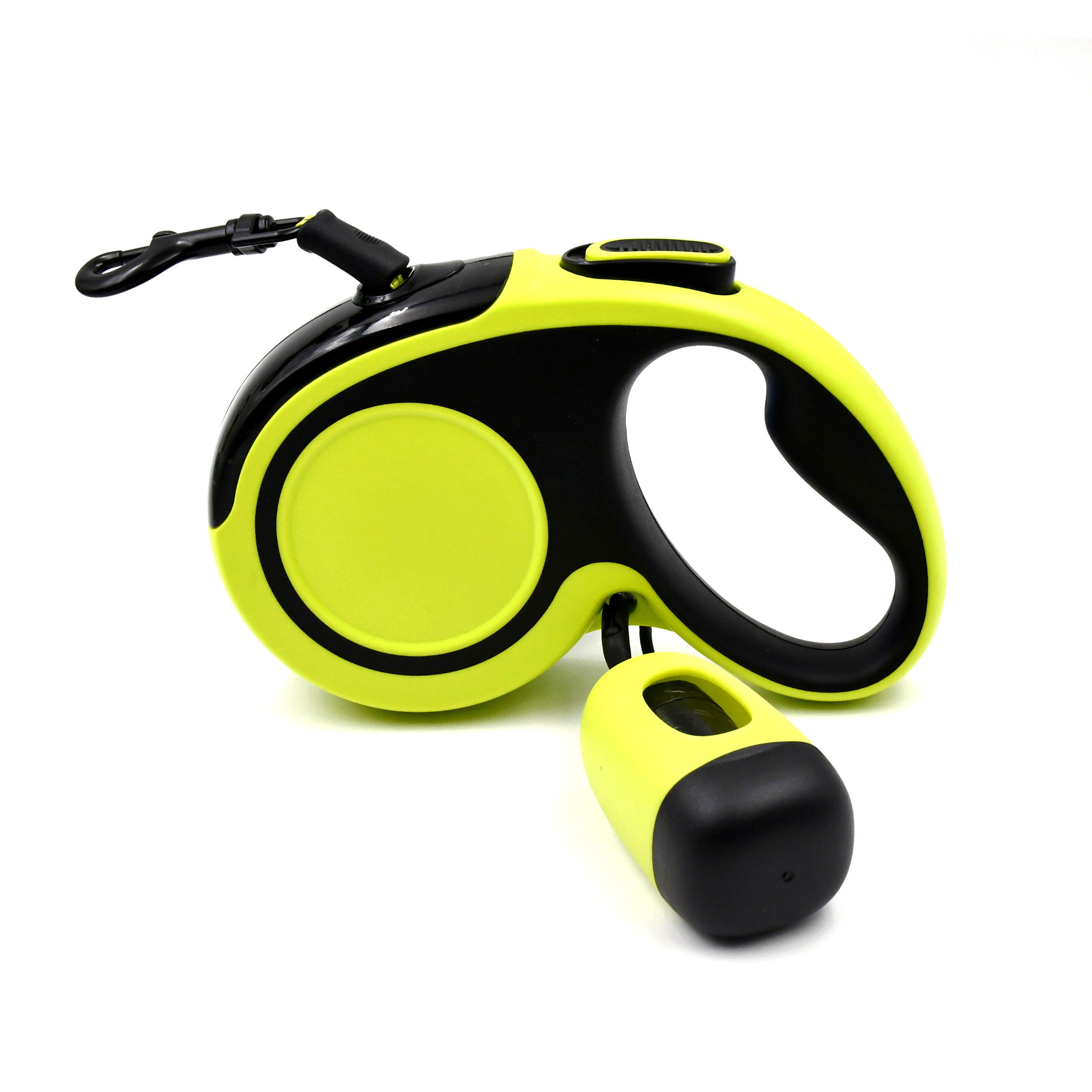 16FT/5M Dog Retractable Leash and Poop Bag Dispenser Set