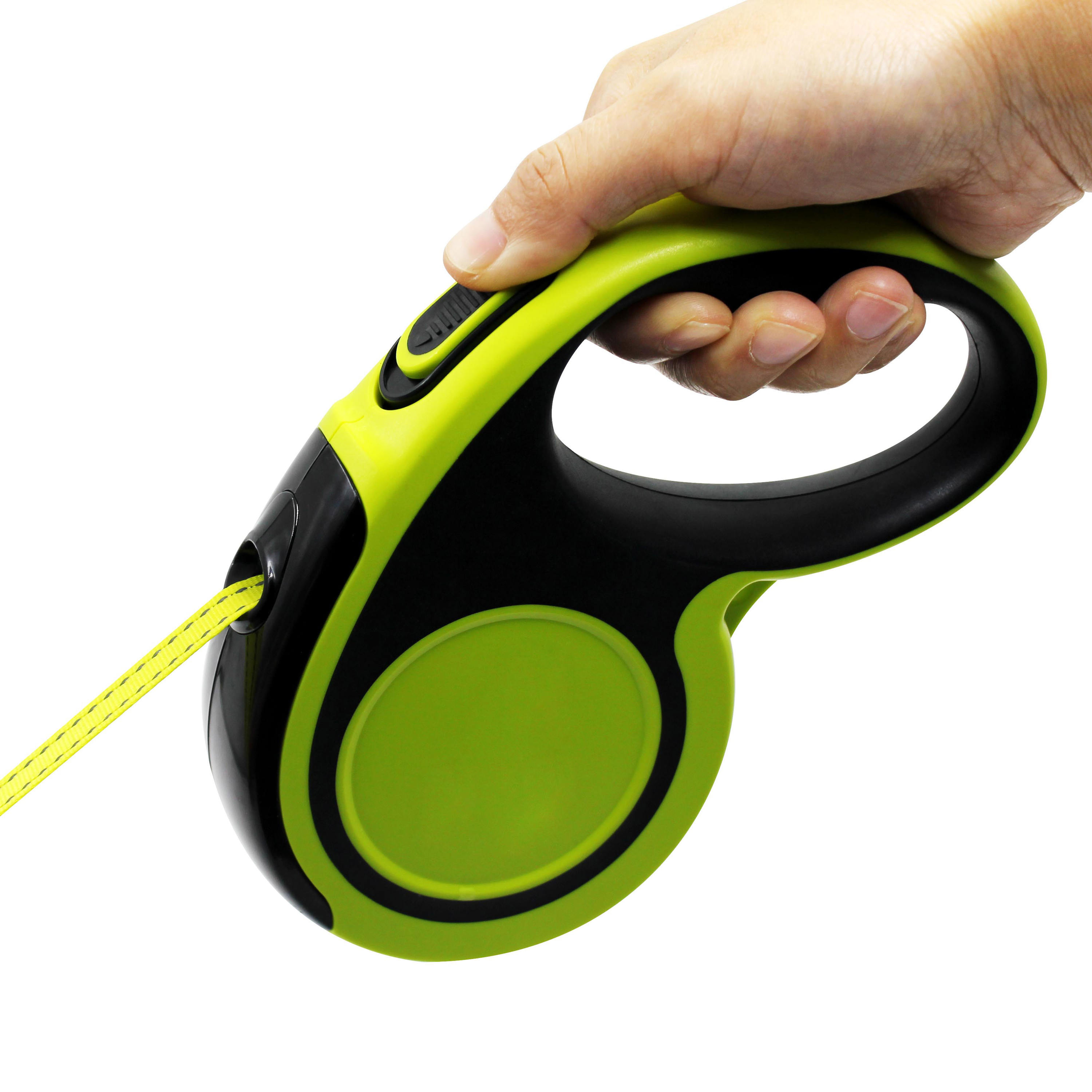 16FT/5M Dog Retractable Leash and Poop Bag Dispenser Set