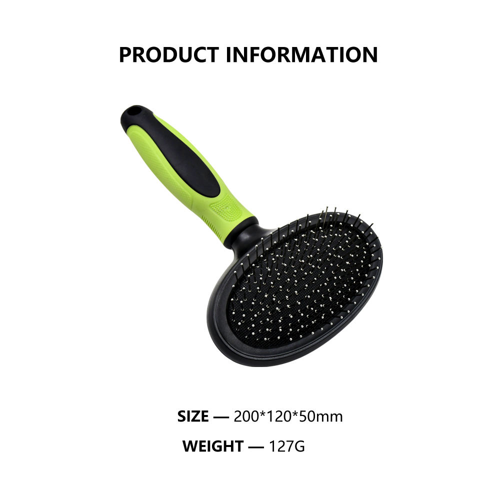 Stainless Steel Pet Hair Grooming Tool Dog and Cat Massage Pin Brush