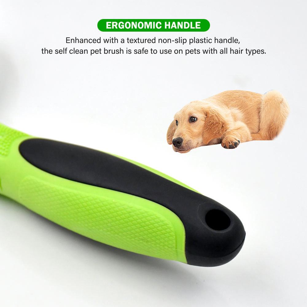 Stainless Steel Pet Hair Grooming Tool Dog and Cat Massage Pin Brush