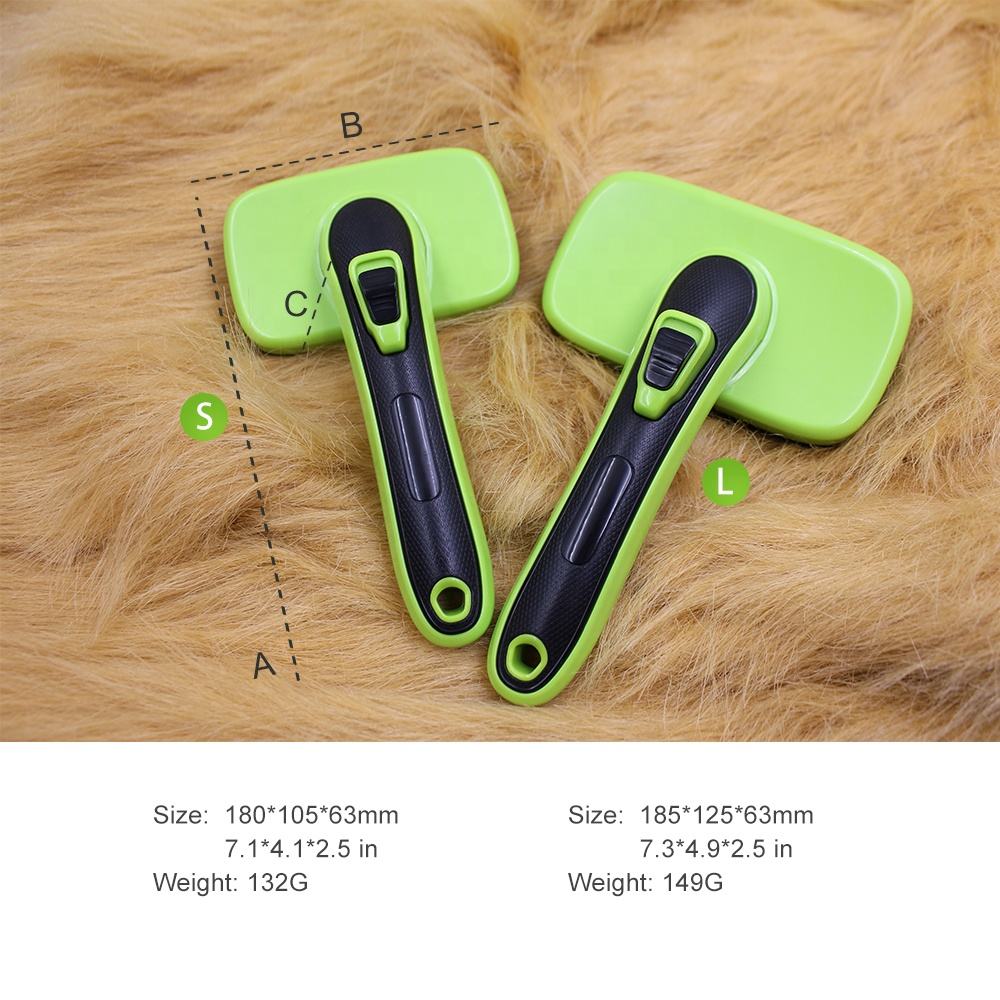 Sedex New Professional Self Cleaning Pet Hair Grooming Shedding Dog Cat Slicker Brush