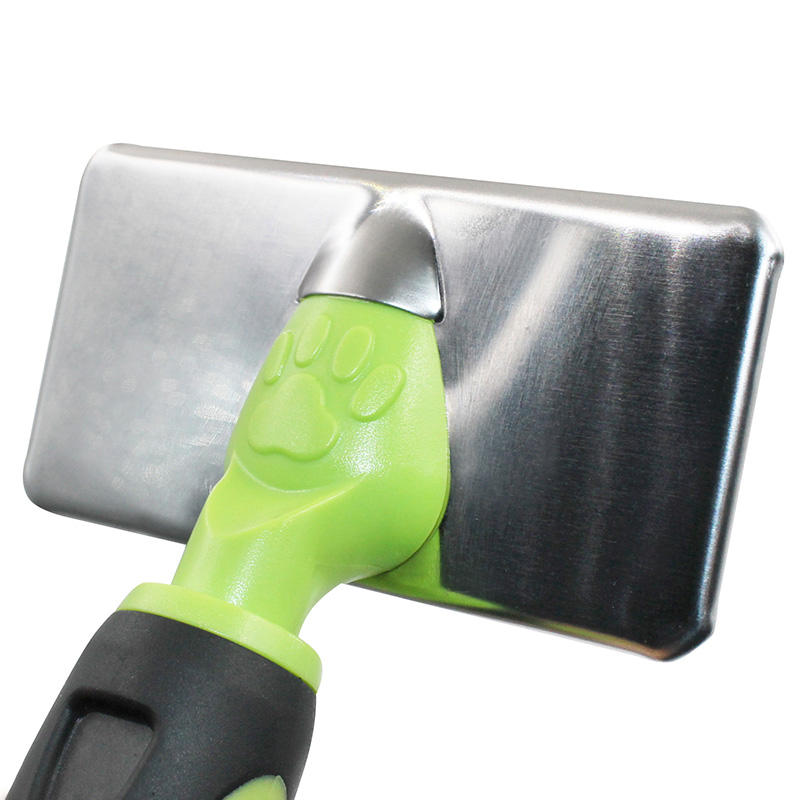 Stainless Steel Pins Pet Hair Grooming Dog Cat Slicker Brush