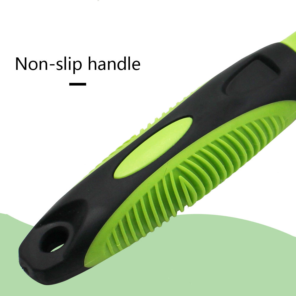 Custom Stainless Steel Blades Pet Hair Grooming Mats Cut Dog and Cat Rake Dematting Comb