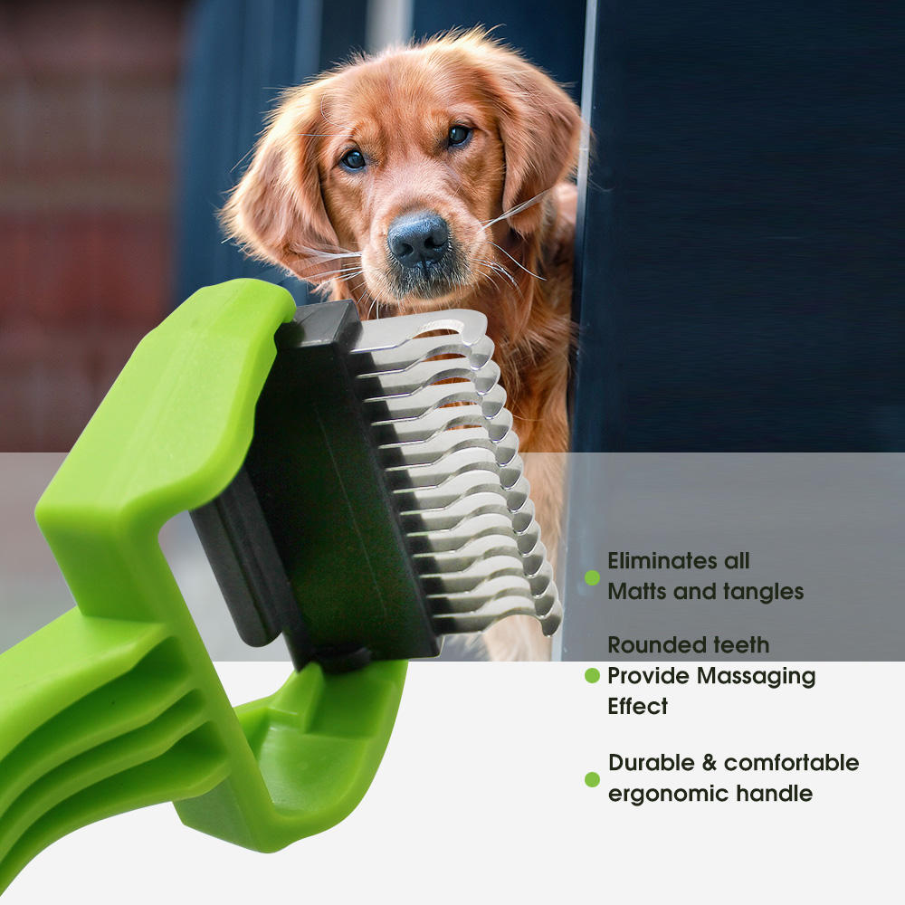 Foldable Pet De-matting High Quality Hair Grooming Tool Dog Cat Dematting Comb