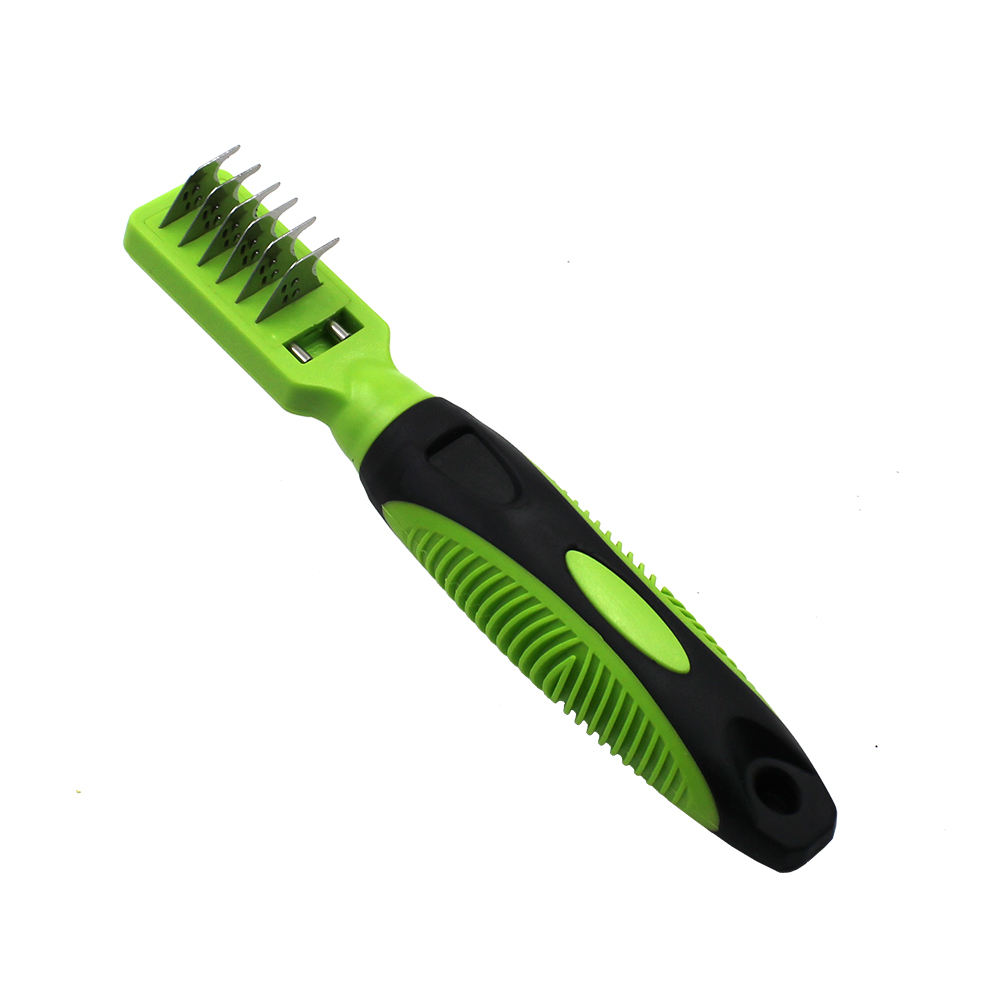 Wholesale Six Sharp Blades Mats Cut Pet Hair Dematting Brush Knots Cutting Dog and Cat Comb